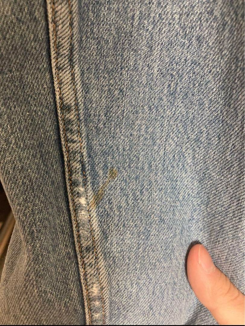 【Acne studious】BTSテテ着用　ノーカラーデニムジャケット
