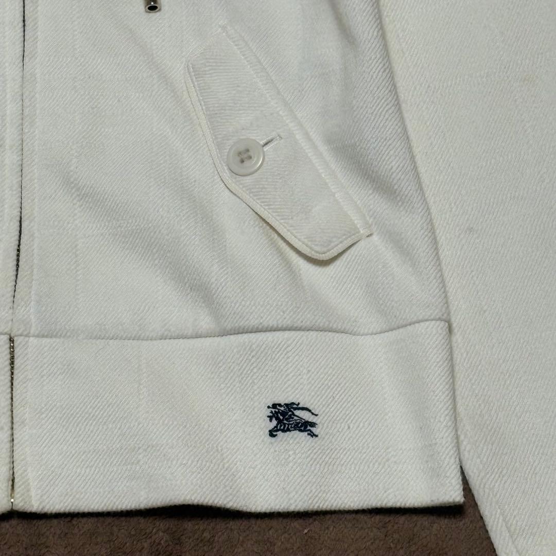 ⭐️BURBERRY LONDON⭐️BLUE LABELフルジップパーカー 白