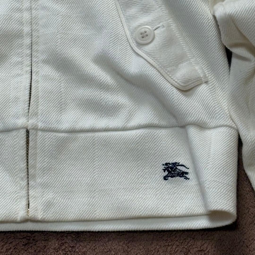 ⭐️BURBERRY LONDON⭐️BLUE LABELフルジップパーカー 白