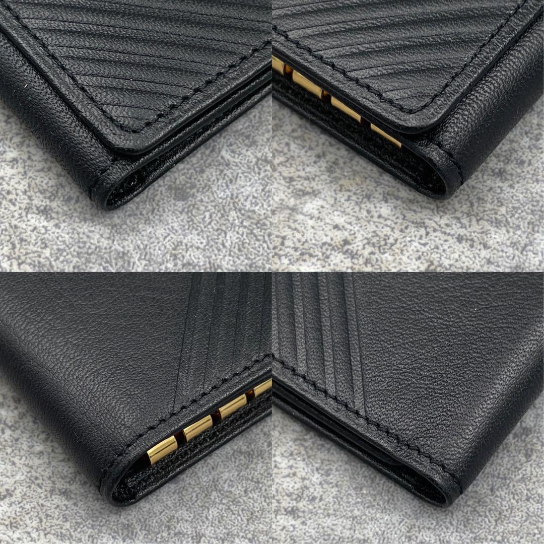 【極美品】イヴサンローラン　キーケース　ブラウン　レザー　４連