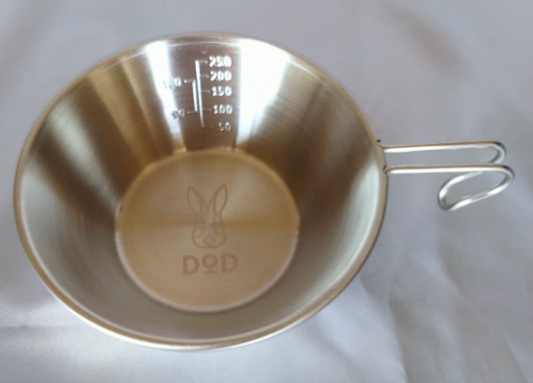 【新品未使用品】DOD ウサシェラノカゾク ステンレスシェラカップ8個 収納袋付