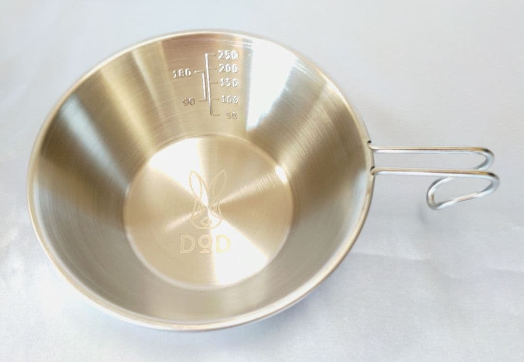 【新品未使用品】DOD ウサシェラノカゾク ステンレスシェラカップ8個 収納袋付