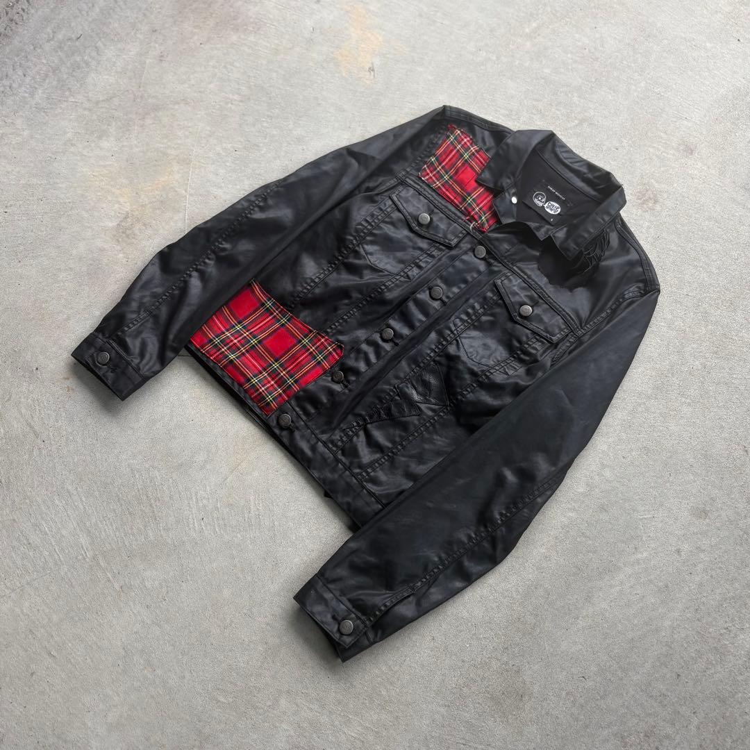 ジャケット・アウター 00s archive coating jacket patch work