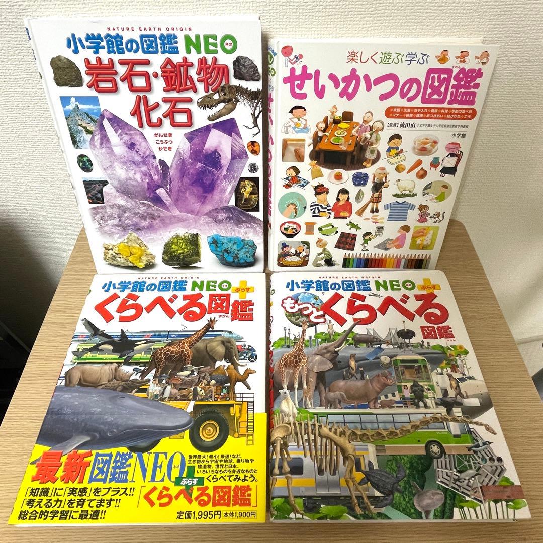 【人気シリーズ】小学館の図鑑neo 12冊まとめ／自由研究・知育本／図鑑中古本