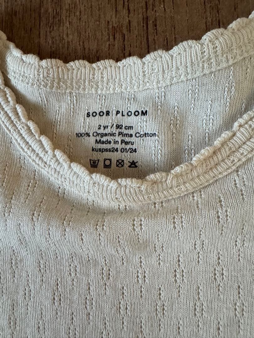 Soor Ploom ソーアプルーム　POUF TEE 2Y92cm