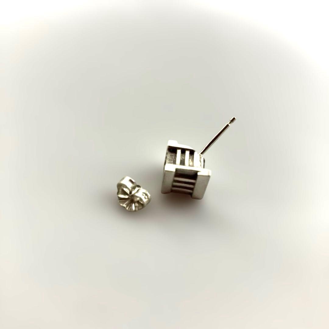 Tiffany ティファニー アトラス キューブ シルバー ピアス