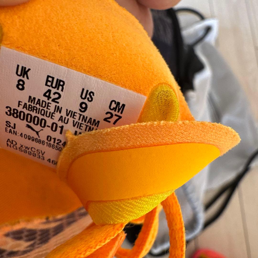 PUMA NITRO スパイクシューズ オレンジ/ブラック　27㎝
