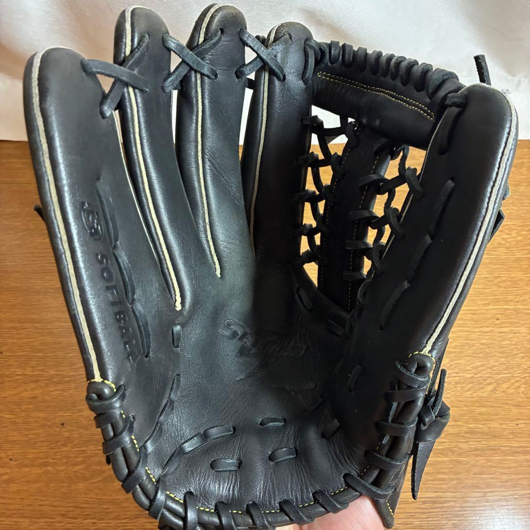 ミズノ セレクト9 一般軟式 ソフト グローブ グラブ 左投げ 外野用 小さめ