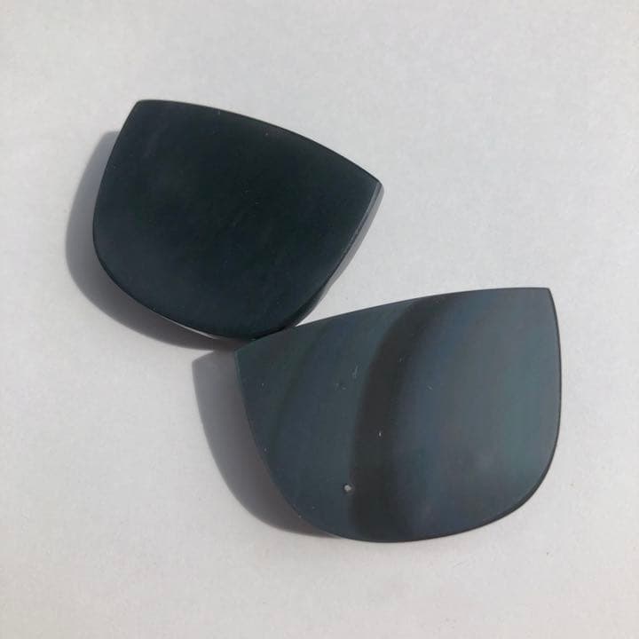 レインボーオブシディアン バタフライ 2P