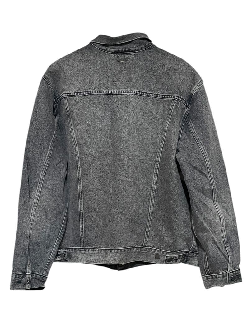 Levi's ブラックデニムジャケット XL ビックＥ　ビックサイズ
