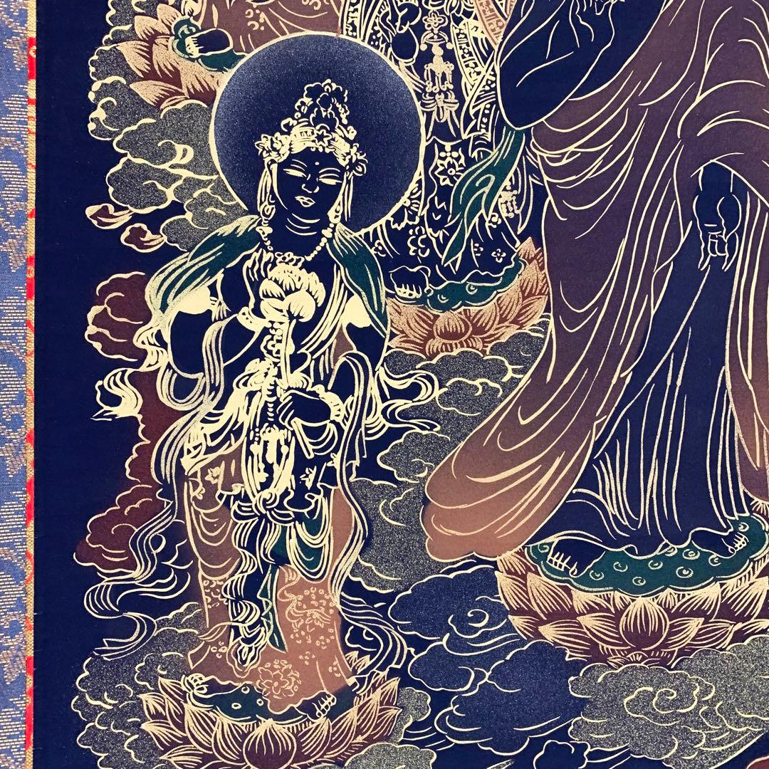 【掛軸】光林「十三佛」共箱 仏画 仏事 仏像