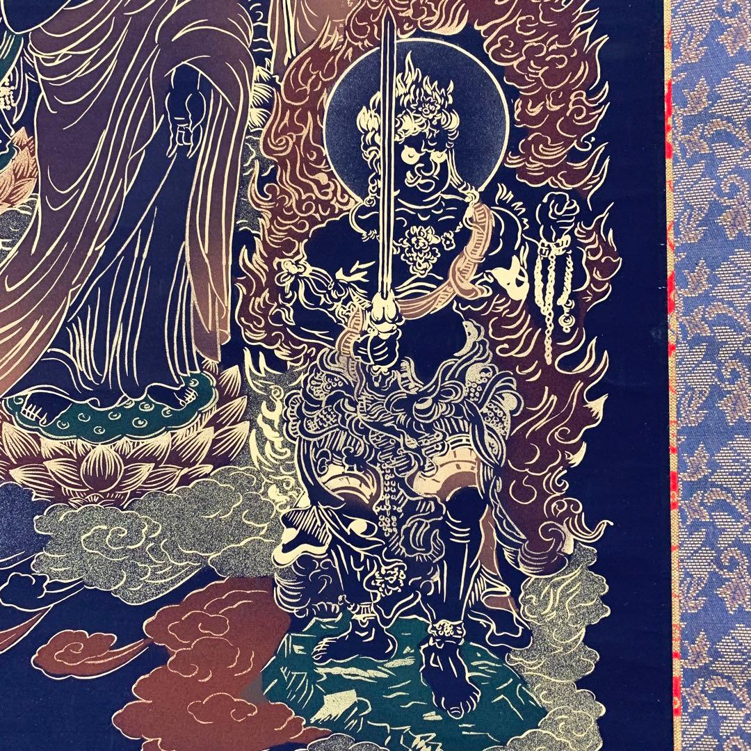【掛軸】光林「十三佛」共箱 仏画 仏事 仏像