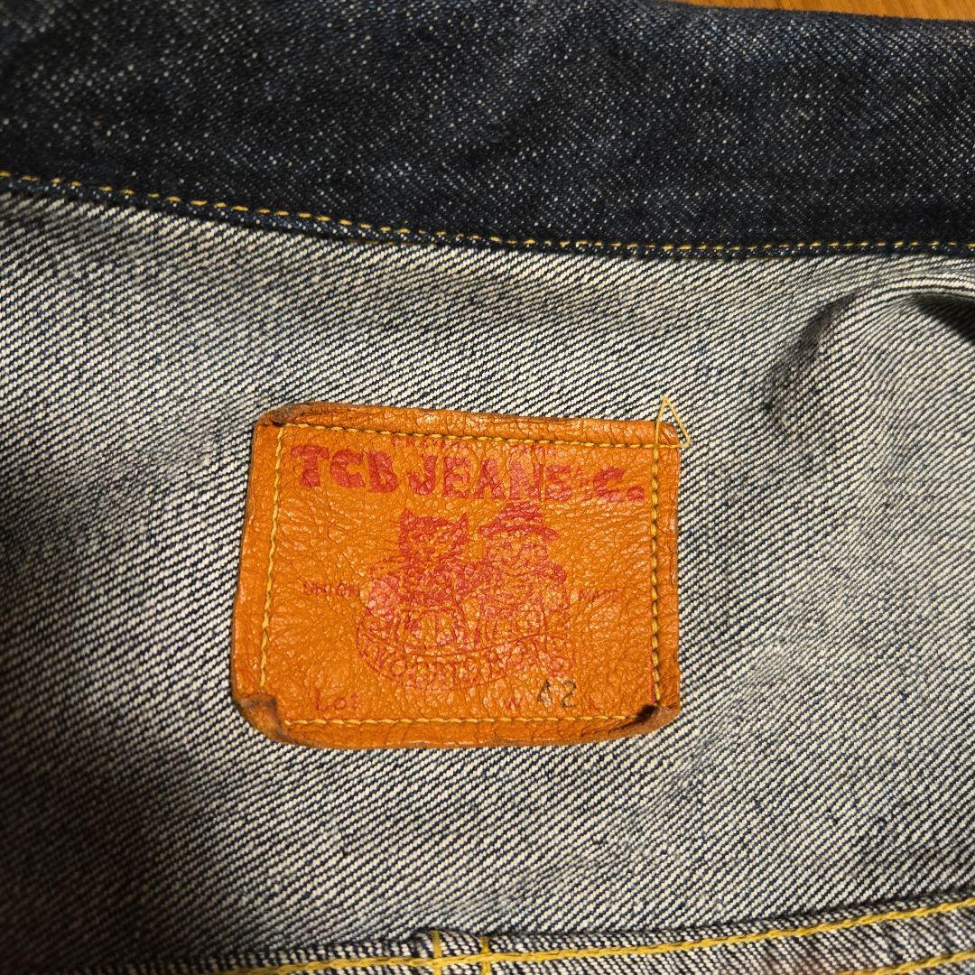 TCB JEANS 大戦モデル 月桂樹 赤タブ 42 Tバック