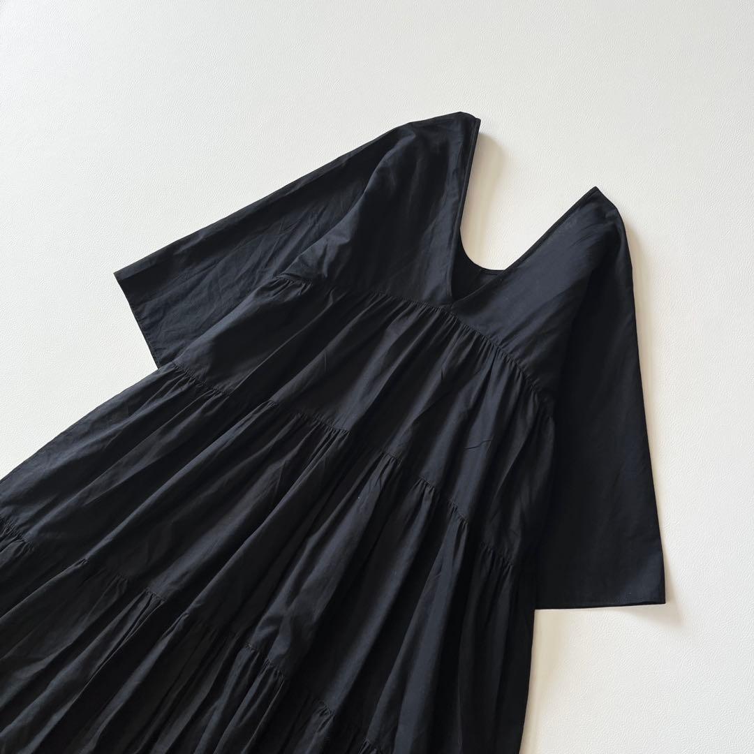 ▼24SS美品✨ プラージュ tiered ドレス ティアードVネックワンピース