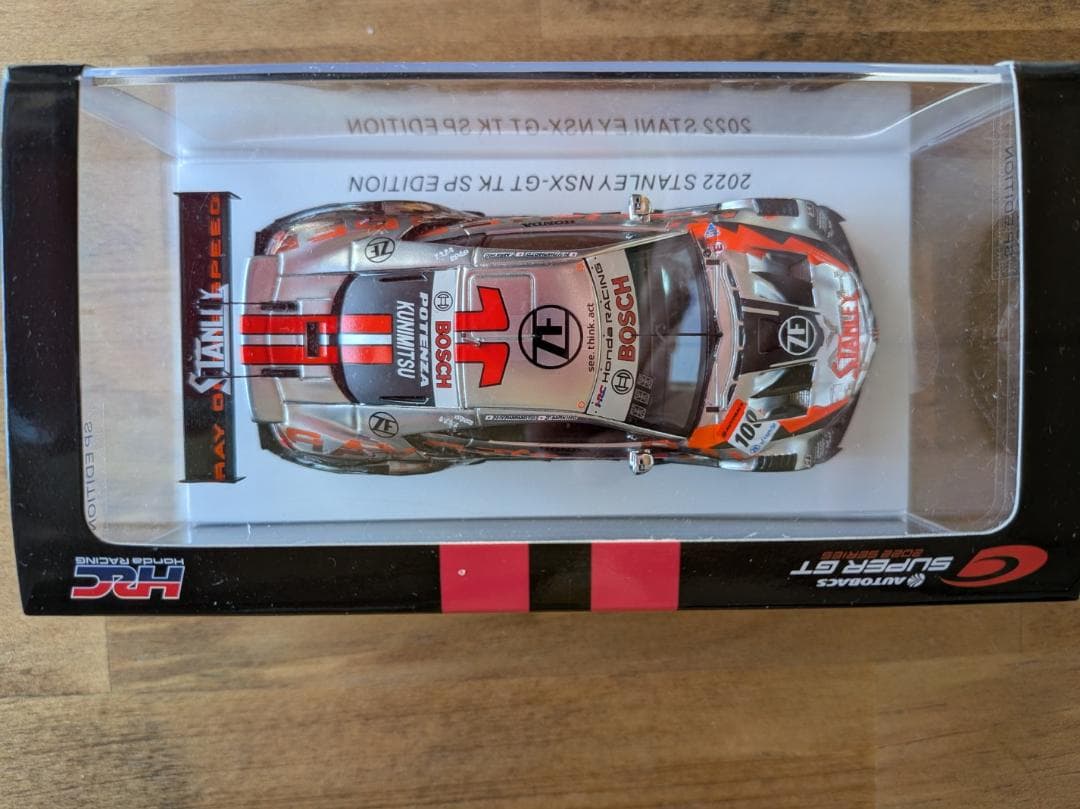 ミニカー spark 2022 STANLEY NSX-GT TK SP EDITION