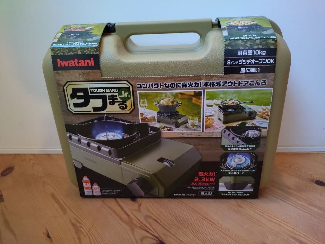 【新品】Iwatani タフまる Jr. アウトドアカセットコンロ