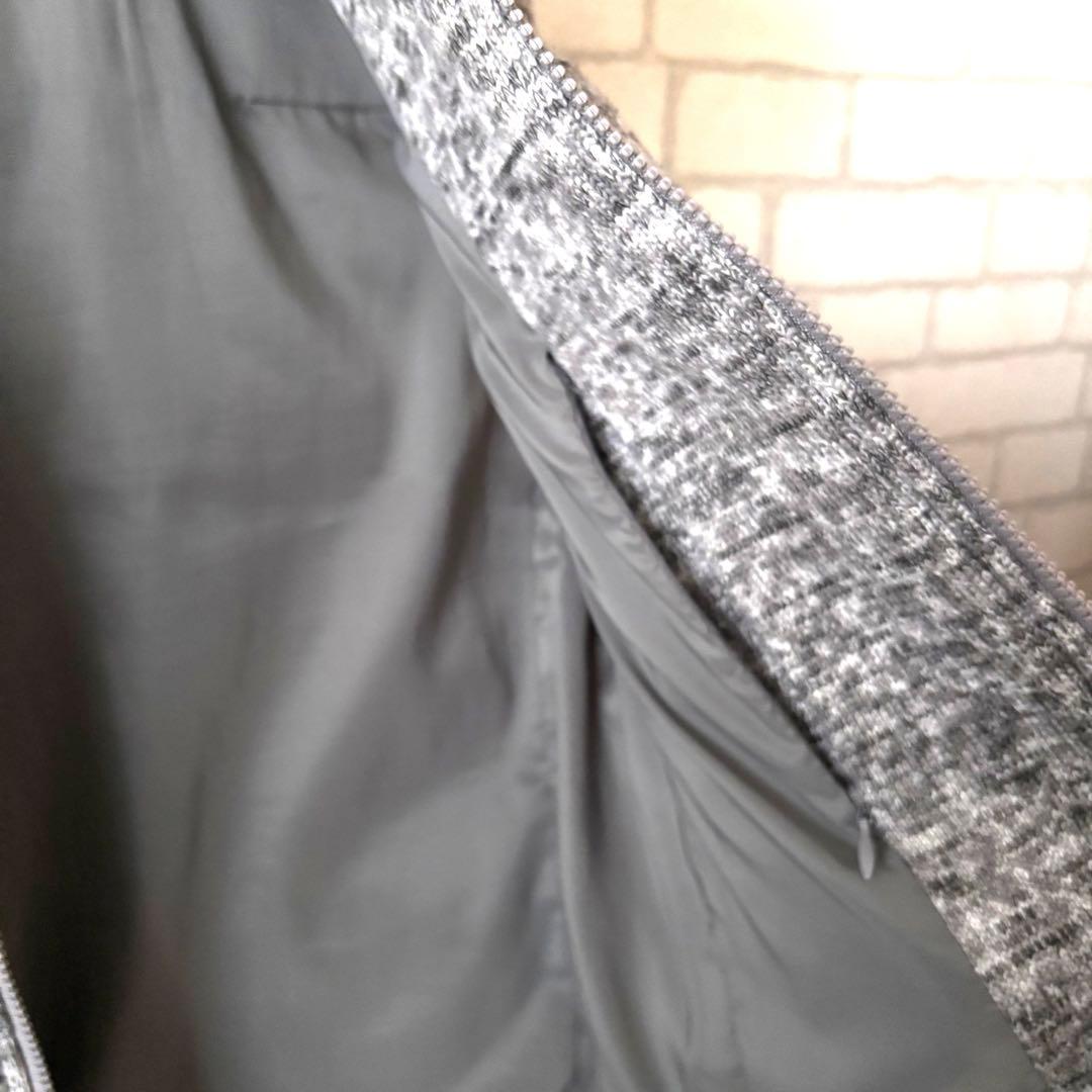 ほだか【美品】EPOCA uomo メンズ フード付きダウンベスト グレー