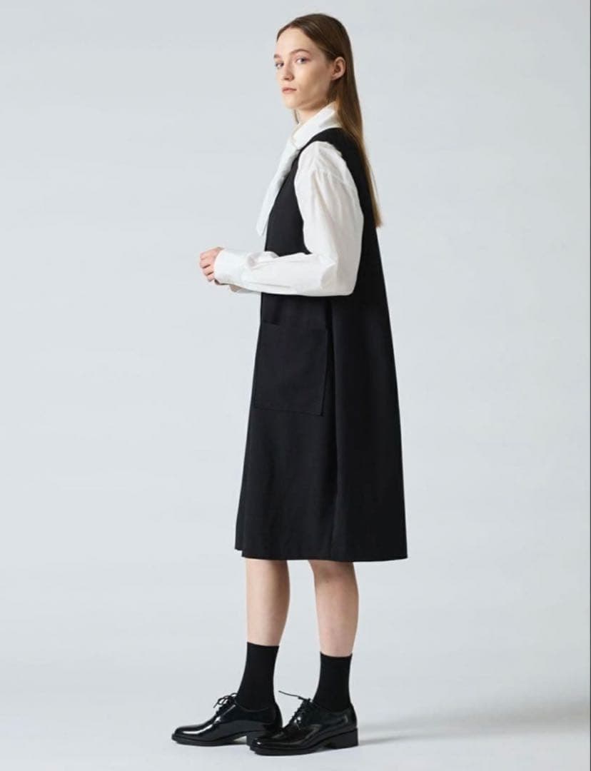 【美品】mizuiro ind ミズイロインド♩ コクーンジレ　ワンピース