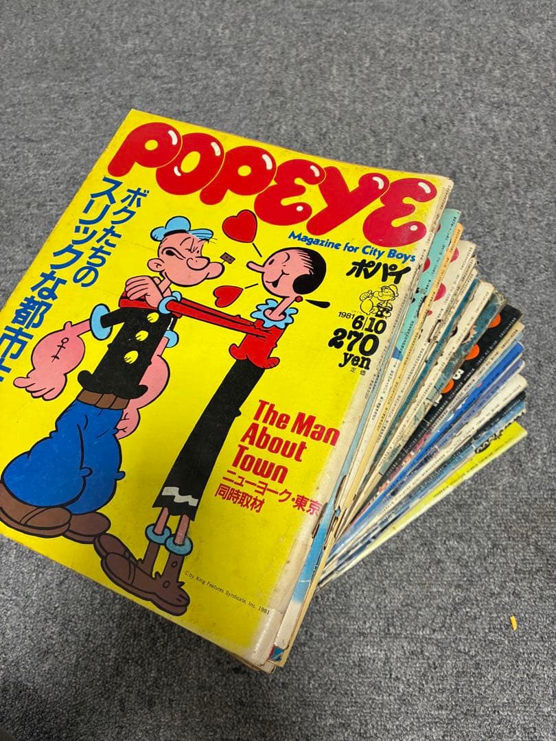 雑誌 ポパイ POPEYE 24冊 まとめ売り　'80〜カルチャー雑誌　Dセット