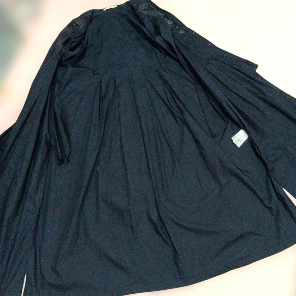 neQuittezpas　ヌキテパ　インド綿　レース　ロングシャツワンピース