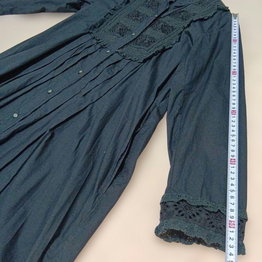 neQuittezpas　ヌキテパ　インド綿　レース　ロングシャツワンピース