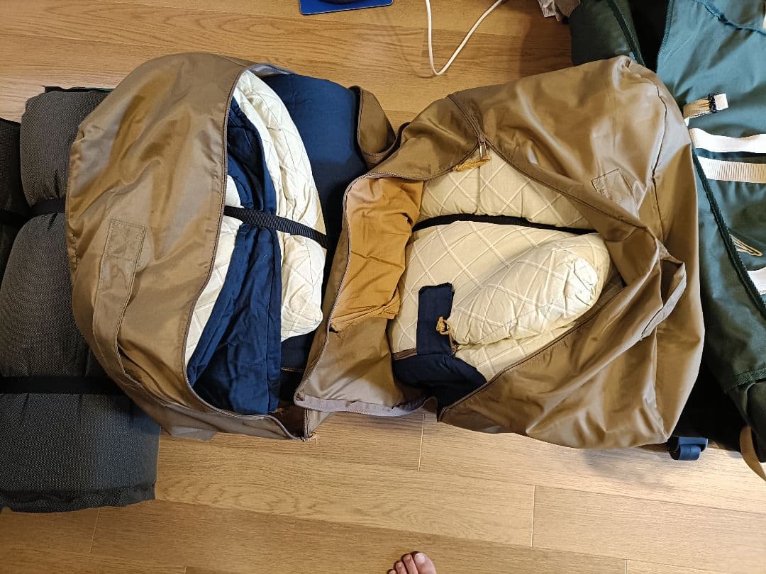 天狗☆値下げしました！小川キャンパル　シュラフ2個セット