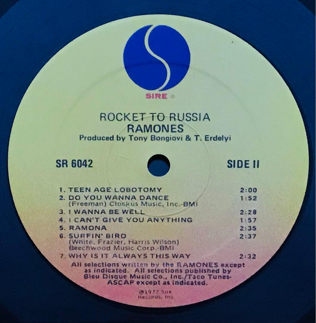 RAMONES/ROCKET TO RUSSIA LP バーコードあり