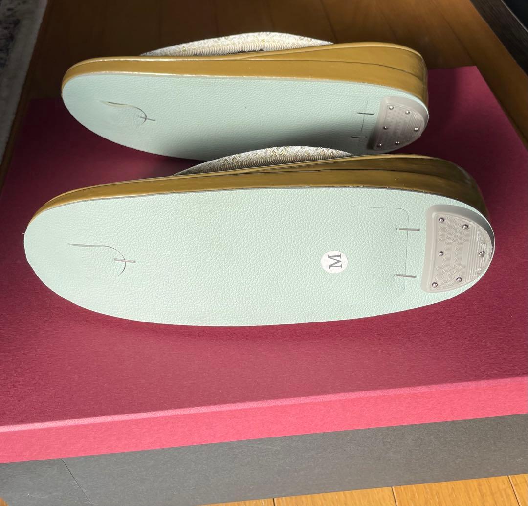 ゴールド 和装用バッグと草履セット