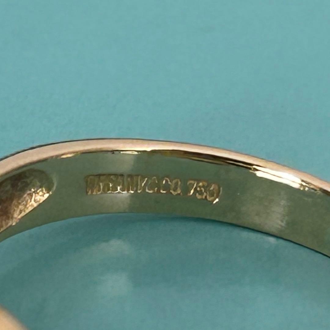 Tiffany & Co.☆彡ティファニー K18 希少なリボンリング　13号
