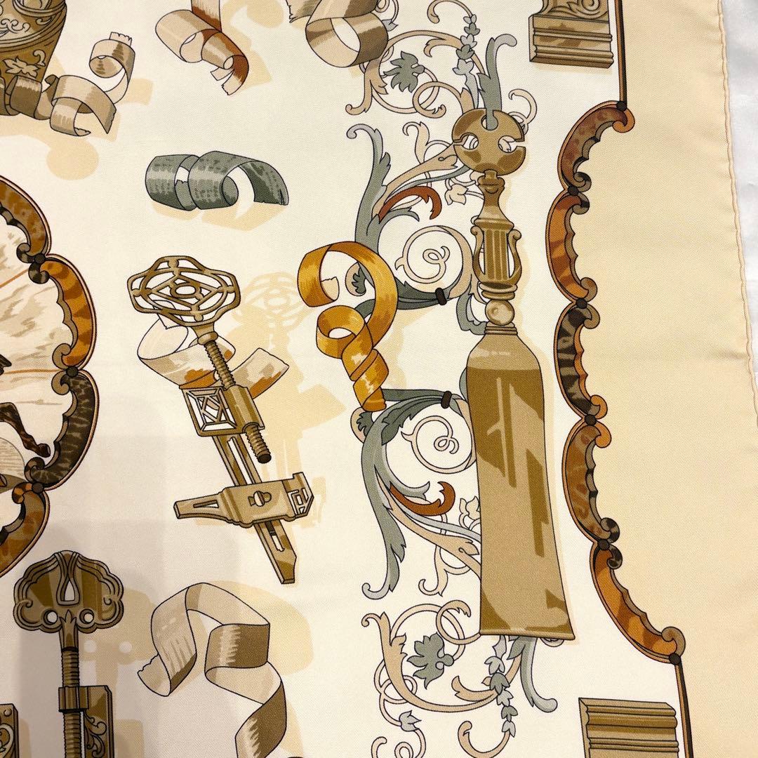 HERMES エルメス カレ90 COPEAUX 人気柄 美品