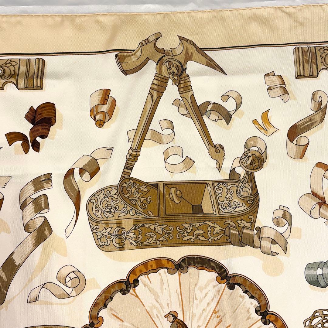 HERMES エルメス カレ90 COPEAUX 人気柄 美品