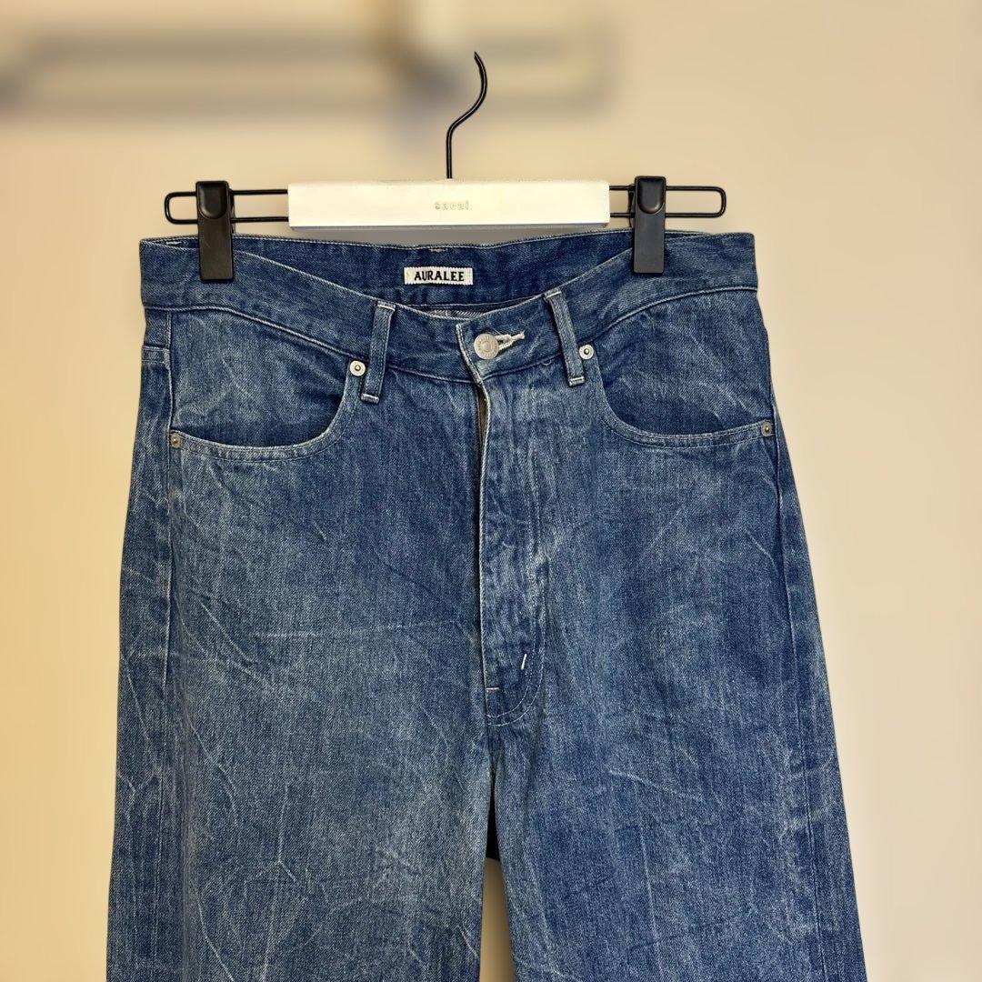 ケ*イ様 オーラリー 23SS SELVEDGE LIGHT DENIM PAN
