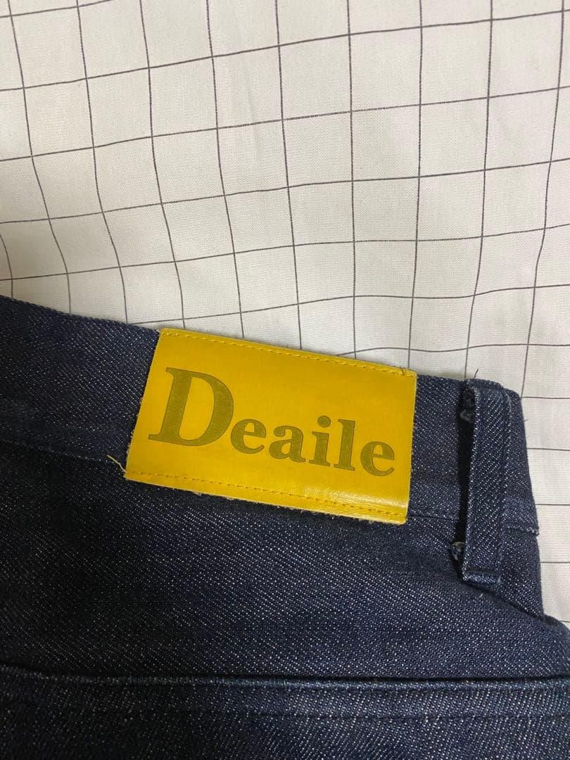 Deaile ダークブルー ワイドパンツ