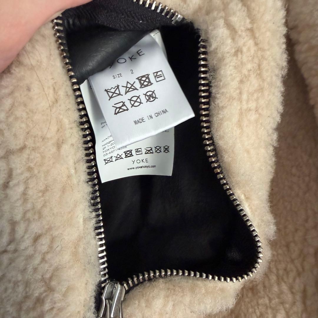 こ*う様 YOKE ReversibleMoutonRanchCoat ムートン