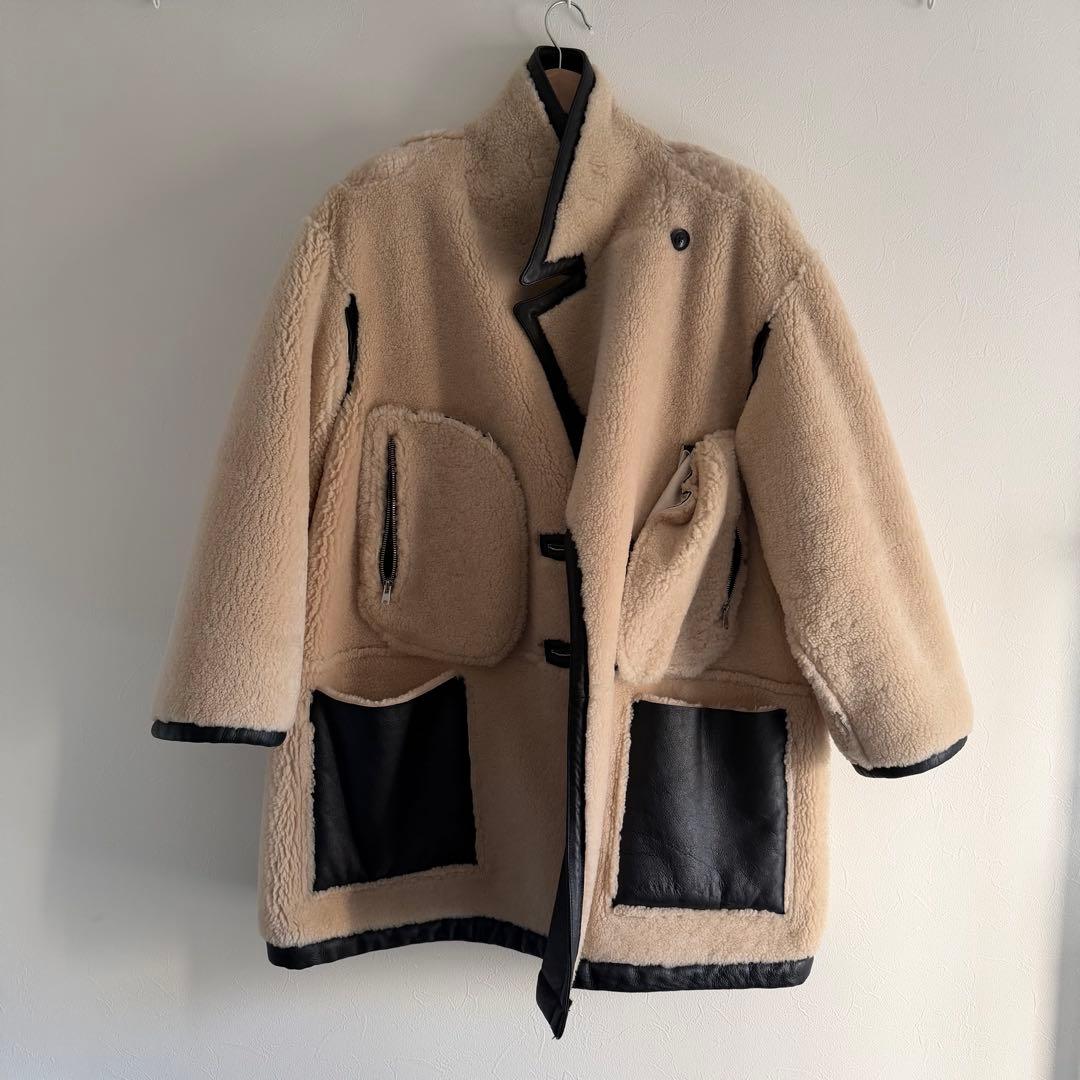 こ*う様 YOKE ReversibleMoutonRanchCoat ムートン