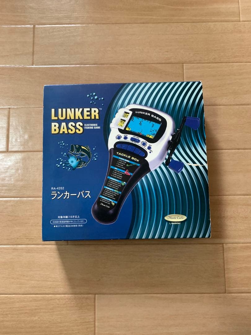 超激レア LUNKER BASS 釣魚遊戲機 完動品 MINT 90s 00s