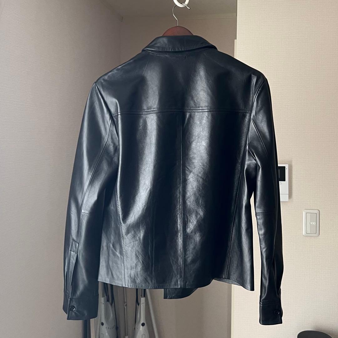 ZARA studio collection 本革 ラムレザー ダブルジャケット