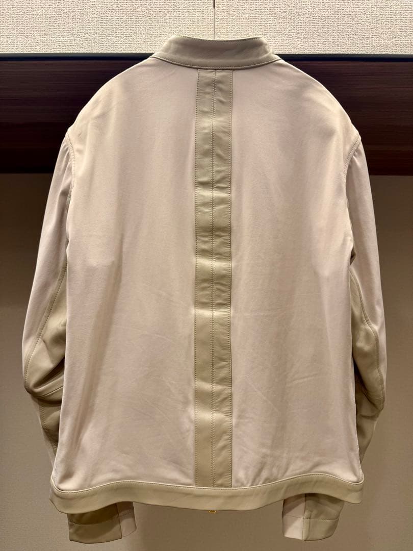 【美品】EMMETI混合素材 シングルライダース48