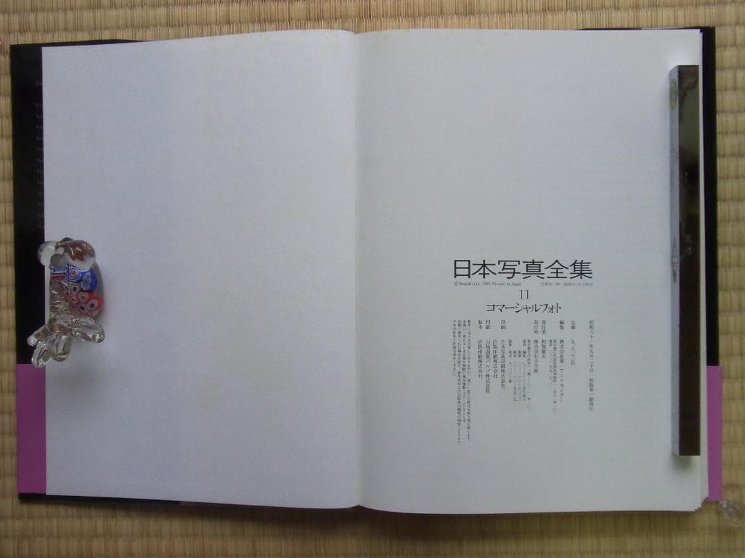 日本写真全集11 コマーシャルフォト 写真集 帯付 月報付 小学館