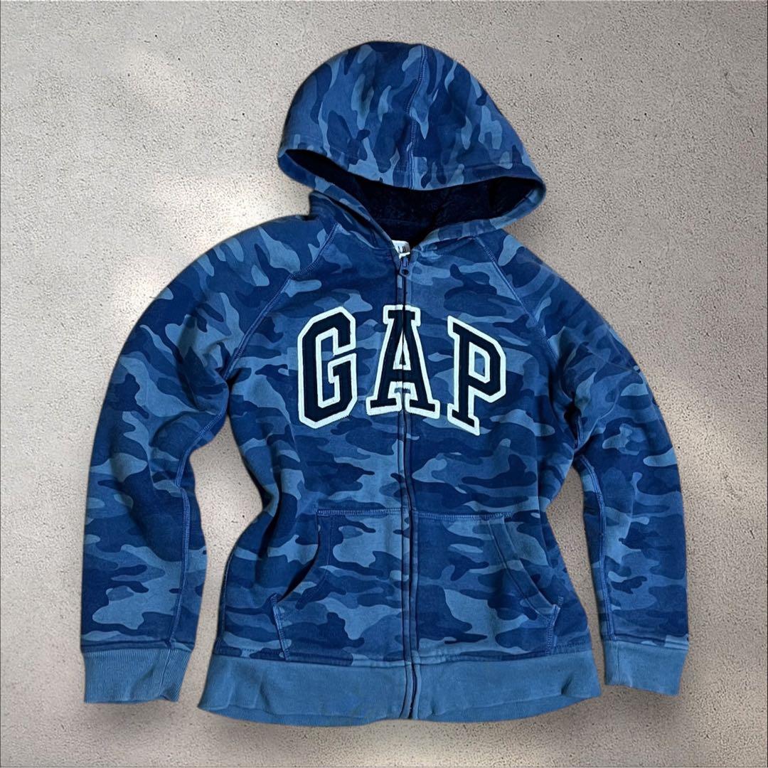 チャオ様、00s old GAP ジップパーカー　カモフラ　平成ギャル　y2k