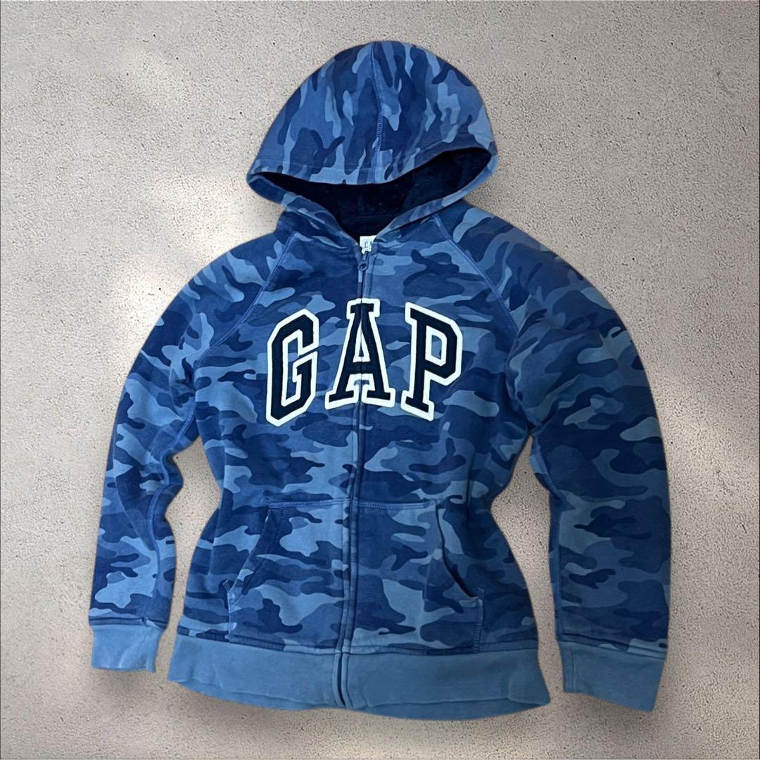 チャオ様、00s old GAP ジップパーカー　カモフラ　平成ギャル　y2k