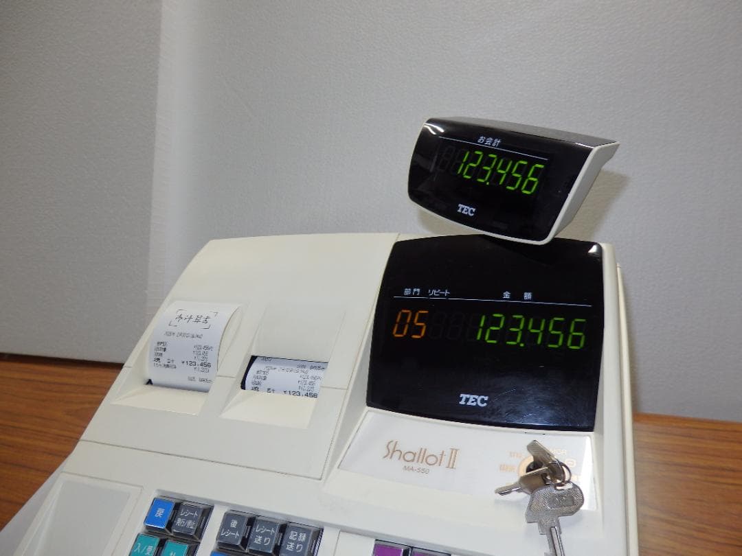 0220 5部門 MA-550 すぐ使える 設定無料 東芝テック レジスター