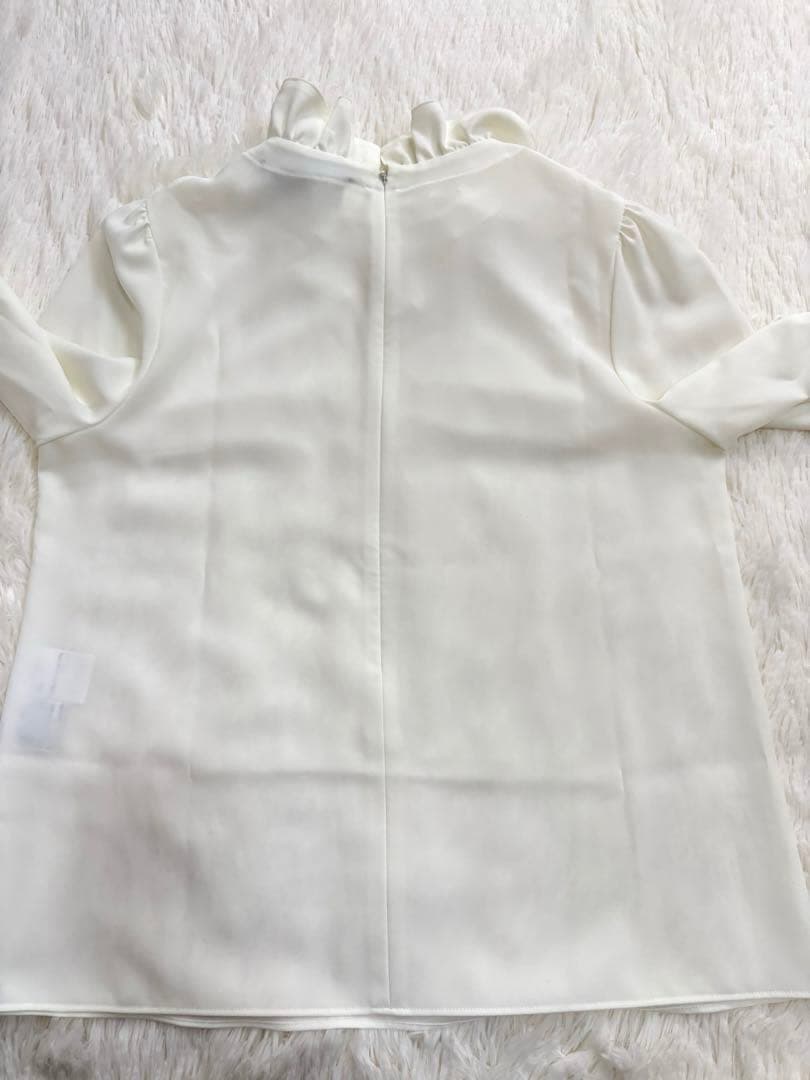 M’S GRACY エムズグレイシー フリルリボン ブラウス 38 日本製　美品