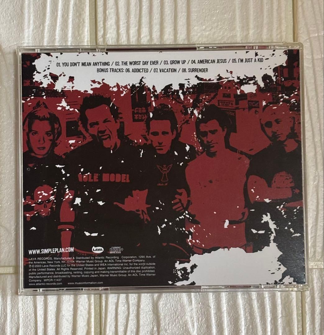 SIMPLE PLAN LIVE IN JAPAN 2002 直筆サイン入り