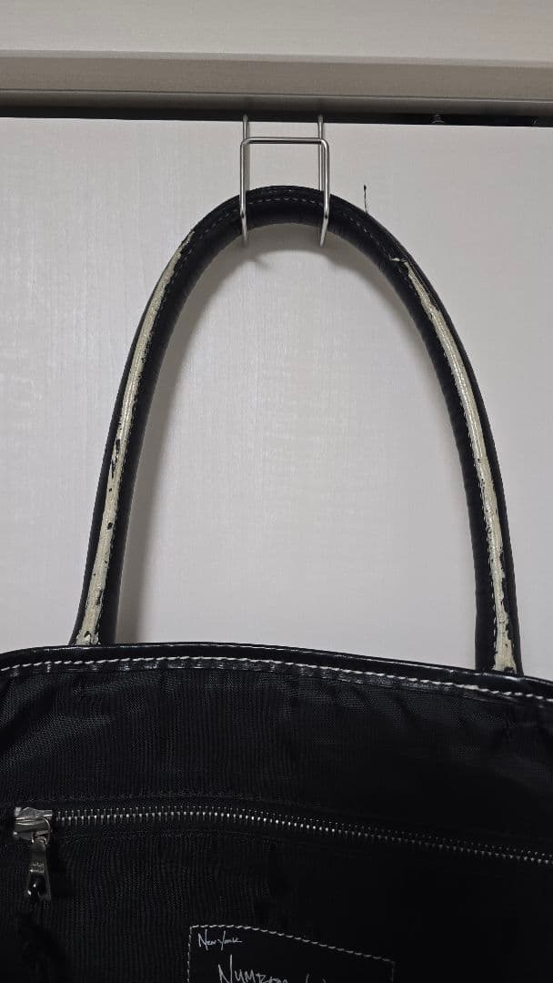 美品ナンバーナインUSAレザートートバッグ2625ソロイスト