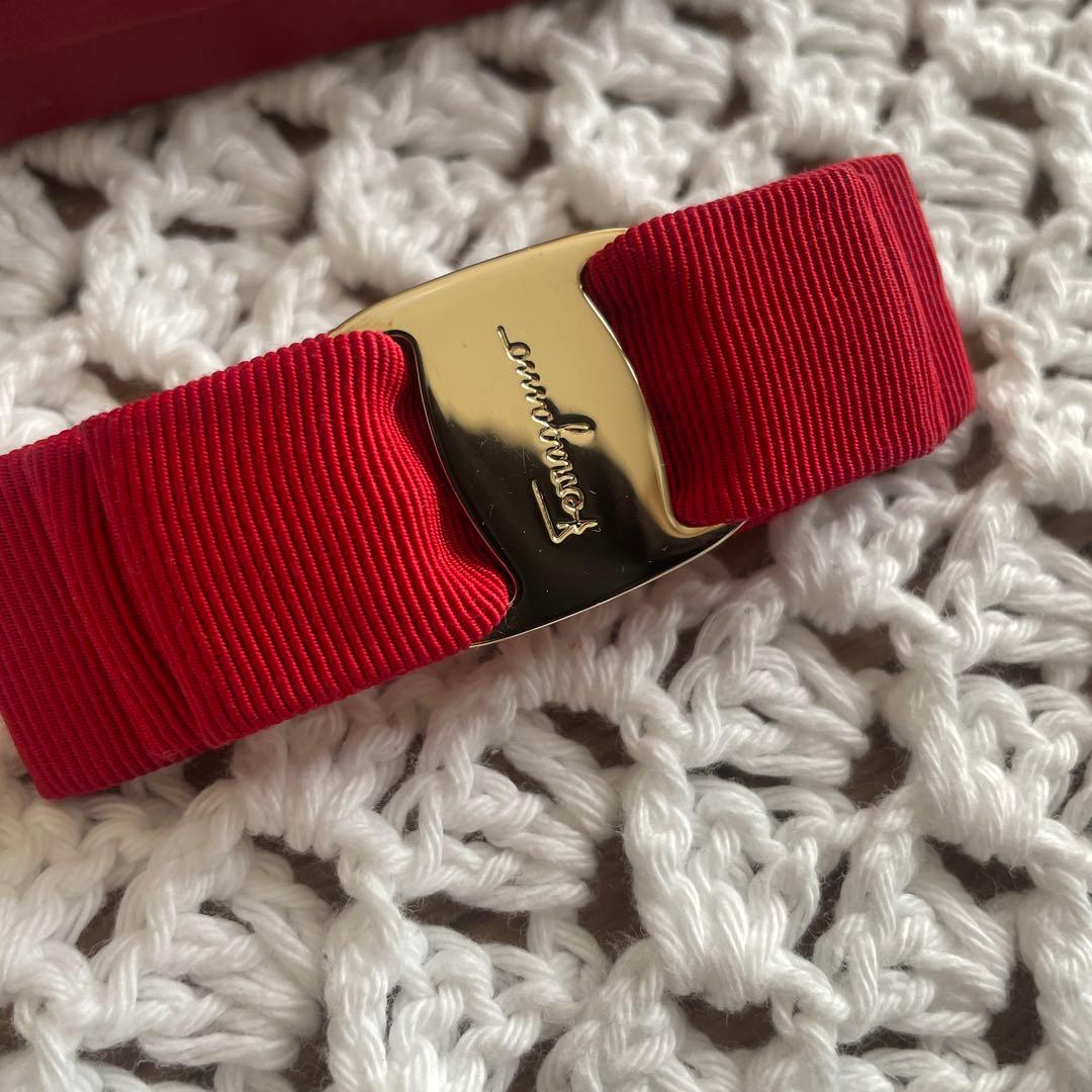 Salvatore Ferragamo ヴァラリボン バレッタ