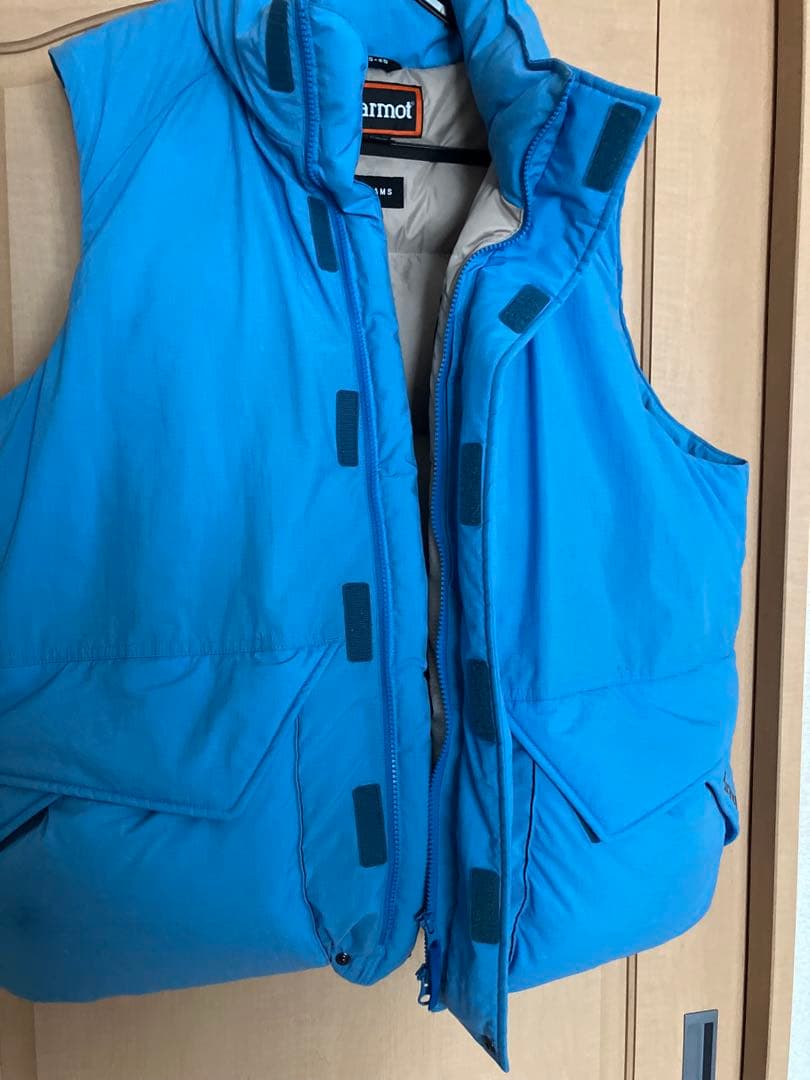 BEAMS×Marmot 別注　750-fill ダウンベスト Lサイズ