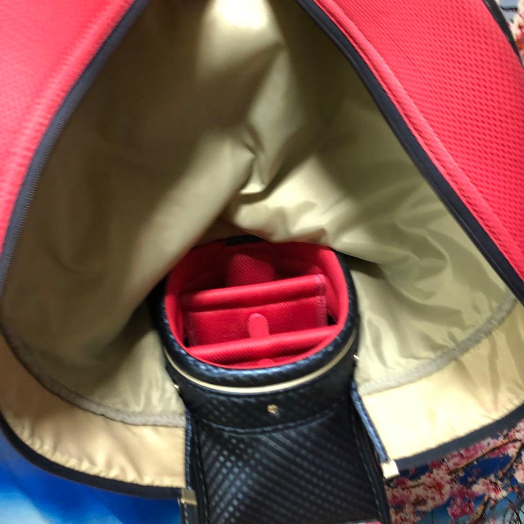 寶BV-1112 adidas アディダス キャディバッグ ネイビー/ピンク