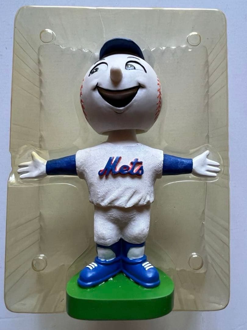 NY メッツ　マスコット　Mr メッツ　ボブルヘッド