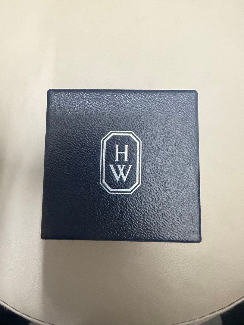 Harry Winston リングケース　婚約指輪　美品